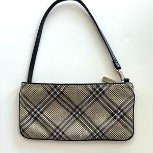 Whiting & Davis Metal Mesh Plaid Mini Clutch Bag